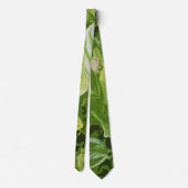 Groene lederolie, verven; stropdas (Achterkant)