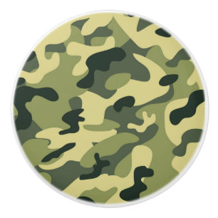 Groene leger camouflage camo slaapkamer ladekast keramische knop