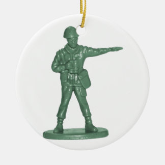 Groene legerMannen Keramisch Ornament