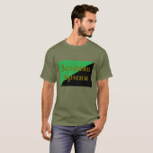 Groene legers t-shirt (Voorkant volledig)
