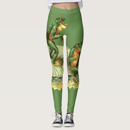 GROENE LEGGINGS (Voorkant)