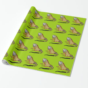 groene leguaan cadeaupapier