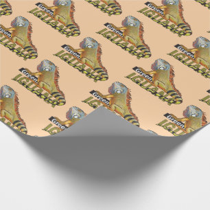 groene leguaan cadeaupapier