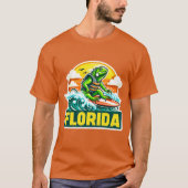 Groene leguaan-Florida 13 T-shirt (Voorkant)
