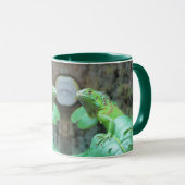 Groene leguaan mok (Voorkant rechts)
