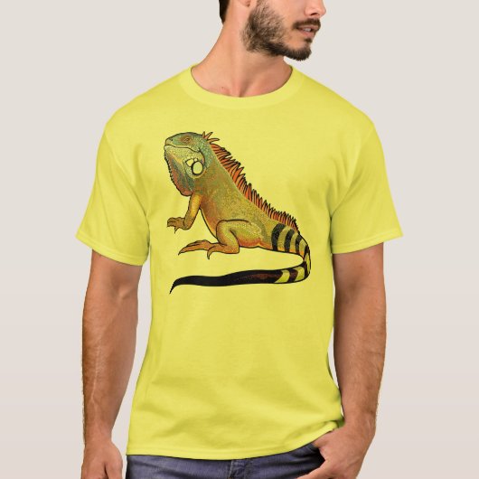 groene leguaan t-shirt (Voorkant)