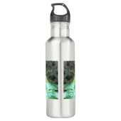 Groene leguaan waterfles  (Achterkant)