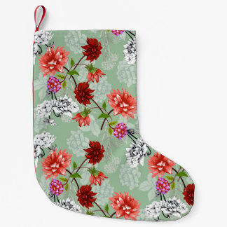 Groene Lente Bloemen: Hand getrokken Kleine Kerstsok