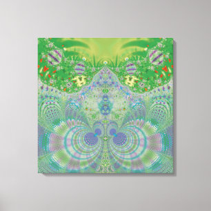 Groene Lente Canvas Afdruk