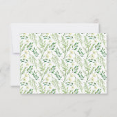 Groene Lente Kruidengeneesmiddelen Bewaar de Datum Kaart (Achterkant)