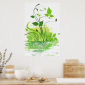Groene Lente Poster (Keuken)