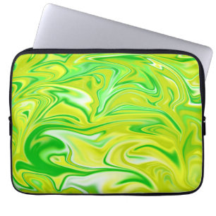 Groene lentemindel, laptophoes laptop sleeve