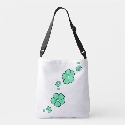 Groene lentevloeren Tas (Achterkant)