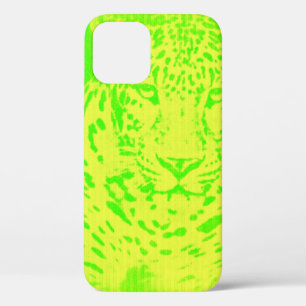 Groene leopard Portrait iPhone Case