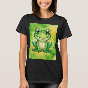Groene leuke kikker t-shirt