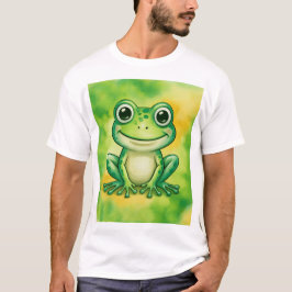 Groene leuke kikker t-shirt