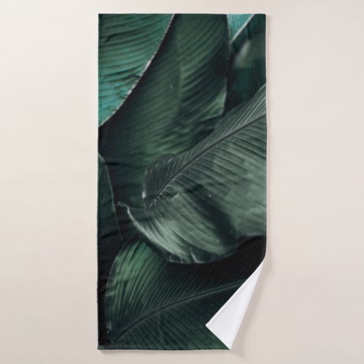 GROENE LEZEN MACRO FOTOGRAFIE BADHANDDOEK (Badhanddoek)