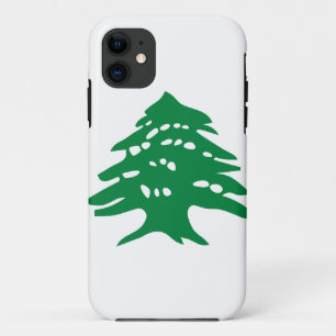 Groene Libanese cedar-boom iPhone 11 Hoesje
