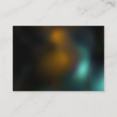 Groene lichtgevende libel vlucht contactkaartje (Achterkant)