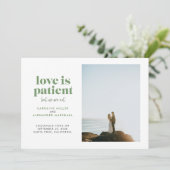 Groene Liefde is Geduldig Maar Wij Niet Wegloopbru Aankondiging (Staand voorkant)