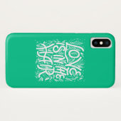 Groene liefde zit in de lucht Case-Mate iPhone case (Achterkant (horizontaal))