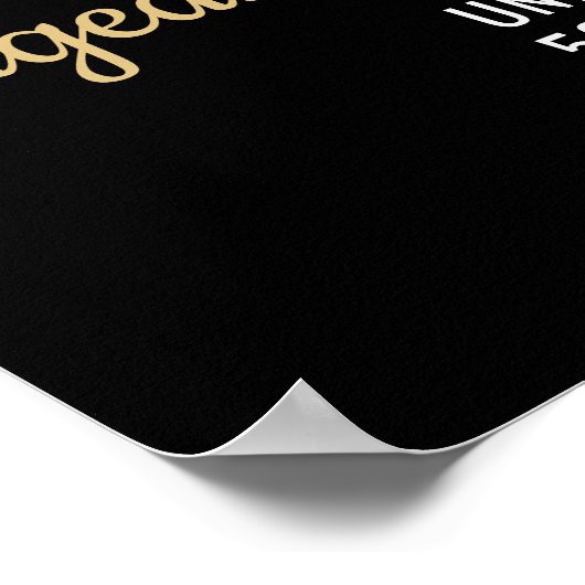 Groene lijn van militaire aflossing Vlag Patriotti Poster (Hoek)