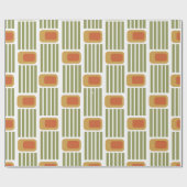 Groene lijnen en dozen cadeaupapier (Vlak)