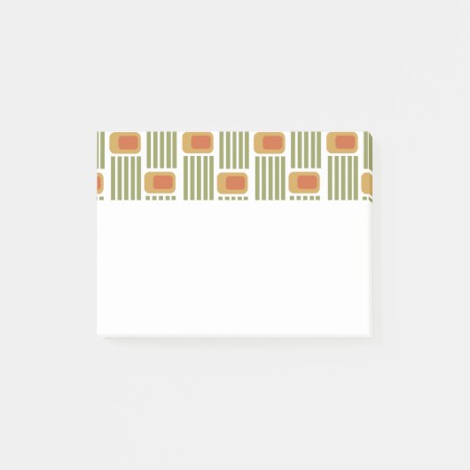 Groene lijnen en dozen post-it® notes (Voorkant)