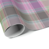 Groene, lila klassieke tartan. cadeaupapier (Rol Hoek)