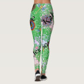 Groene Limoen Sorbet Leggings (Achterkant)