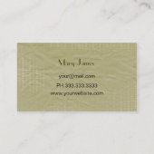  groene limoen Visitekaartjes (Achterkant)