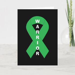 Groene Lint Mental Health Awareness Krijger Kaart