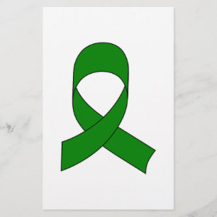 Groene Lint Tekening Briefpapier