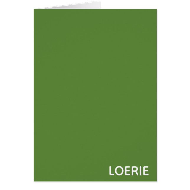 Groene Loerie-kleurnaam (Voorkant)