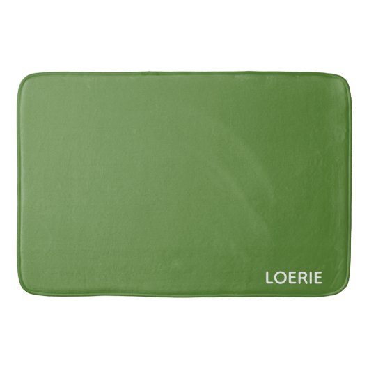 Groene Loerie-kleurnaam Badmat (Voorkant)