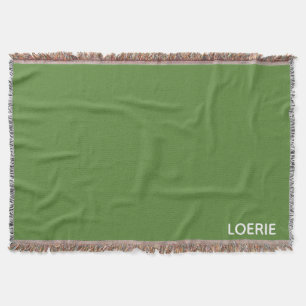 Groene Loerie-kleurnaam Deken