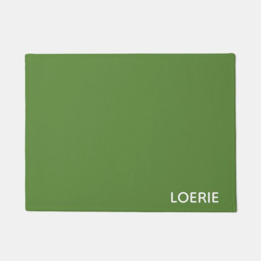 Groene Loerie-kleurnaam Deurmat (Voorkant)