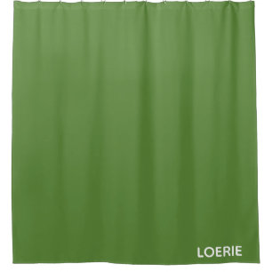 Groene Loerie-kleurnaam Douchegordijn