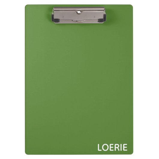 Groene Loerie-kleurnaam Klembord (Voorkant)