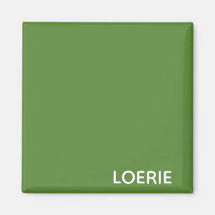 Groene Loerie-kleurnaam Magneet