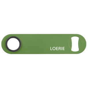 Groene Loerie-kleurnaam Speed Flessenopener