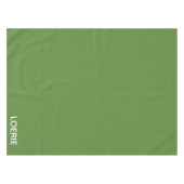 Groene Loerie-kleurnaam Tafelkleed (Voorkant (Horizontaal))