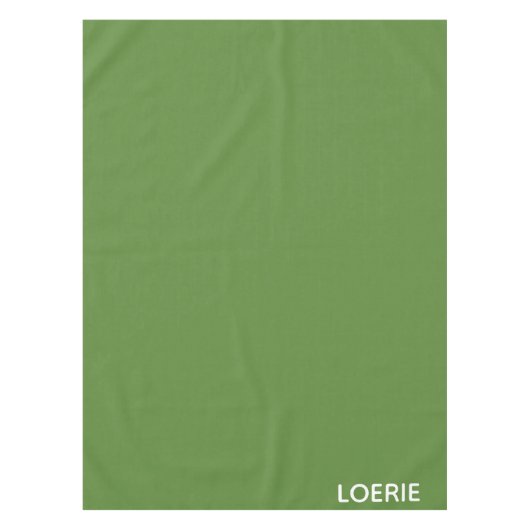 Groene Loerie-kleurnaam Tafelkleed (Voorkant)