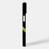 Groene Lotus Bloem Zwart Case-Mate iPhone Case (Achterkant / Rechts)