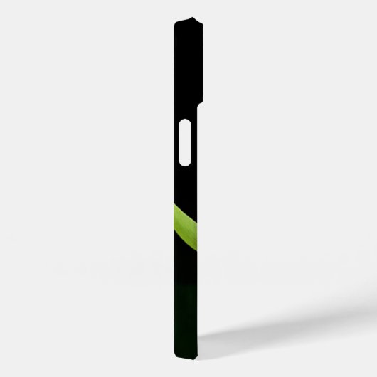 Groene Lotus Flower Black Case-Mate iPhone Case (Achterkant / Rechts)