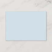 Groene lozing in blauwe hemel visitekaartje (Achterkant)