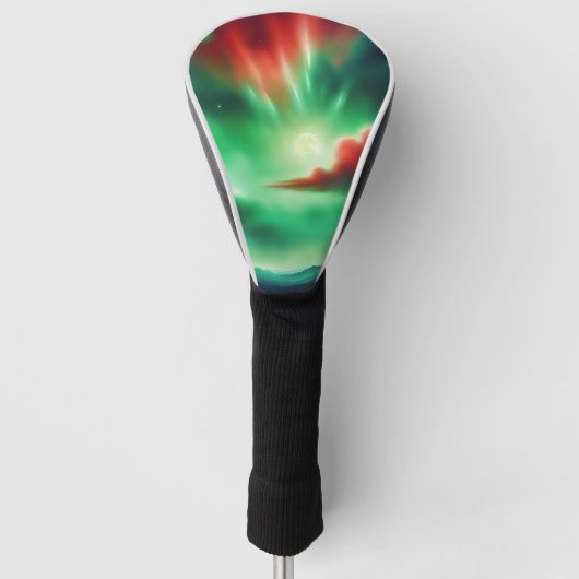 groene lucht golfheadcover (Voorkant)