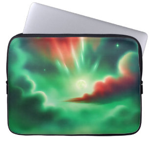 groene lucht laptop sleeve