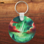 groene lucht sleutelhanger (Achterkant)