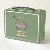 Groene lunchbox - De droommachine (Achterkant)